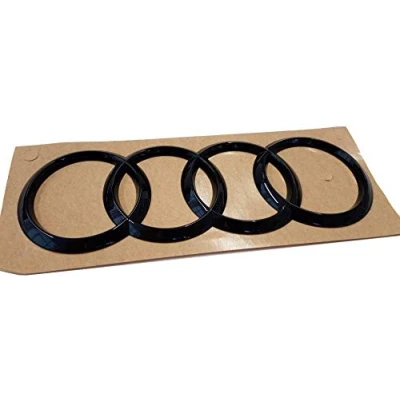 Imagen de Audi 8V7071802 Anillos con logotipo de Tuning Exclusive Black Edition, para Q3 (tipo F3) Sportback