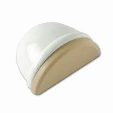 Imagen de Brinox Tope Madera Luxe Adhesivo, Lacado Blanco, 1 Unidad