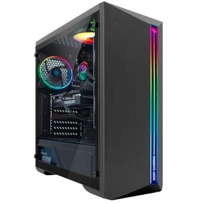 Imagen de DeepGaming Covenant 2 PC Gamer Completo Intel Core i9 12900F 64GB DDR4 2TB SSD M.2 NVMe + 4TB HDD Nvidia RTX 3050 8GB GDDR6 W11 Pro Preinstalado Ordenador de Sobremesa Gaming