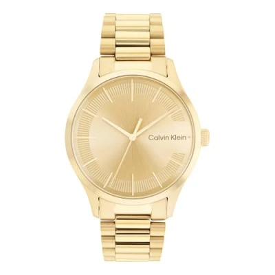 Imagen de Calvin Klein Reloj Analógico de Cuarzo para Hombre y Mujer Colección Iconic con Pulsera Acero Inoxidable