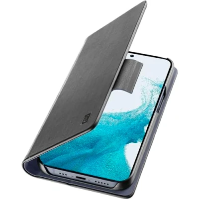 Imagen de Funda CellularLine Book, Para Samsung Galaxy A54 5G, Tipo libro, Polipiel, Antibacteriana, Negro