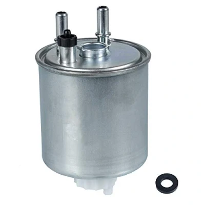 Imagen de FEBI BILSTEIN 108735 Filtro Combustible de tubería, con tapón roscado descarga agua, conexión para sensor agua junta anular