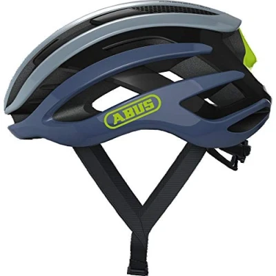 Imagen de Abus AirBreaker Casco de bicicleta contrarreloj alta gama para ciclismo deportivo profesional Unisex, hombre y mujer, Gris (light grey), S (51 55 cm)