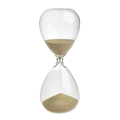 Imagen de TFA Dostmann Reloj de Arena 15 Minutos 18.6009.53.90 Cristal y Dorada, Accesorio para el hogar, Dorado, 73 x 190 mm