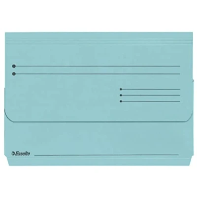 Imagen de ESSELTE 15843 Subcarpetas POCKET 275 grs. Folio color azul