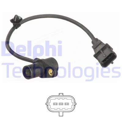 Imagen de DELPHI SS11241 Sensor de Cigueñal 3 HYUNDAI: i30 I Hatchback, ACCENT Stufenheck, Matrix, KIA: Cerato CARENS 3, Sportage III