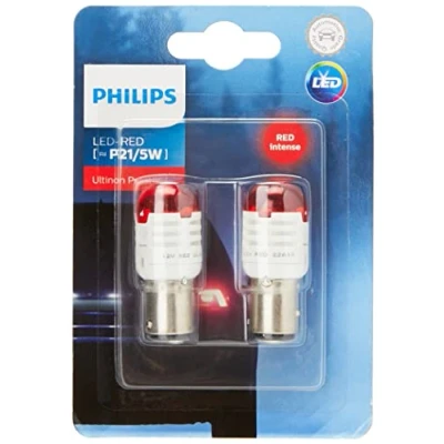 Imagen de Philips Ultinon Pro3000 LED foco de señalización para automóvil (P21/5W red)