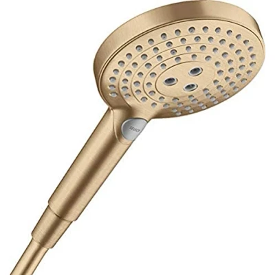 Imagen de Hansgrohe 26530140 Alcachofa de Ducha, Bronce Cepillado, 3 tipos chorro