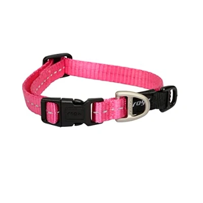 Imagen de Rogz Nitelife Collar Reflectante, 11 mm, Rosa