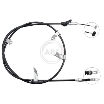 Imagen de A.B.S. K17265 Cable de Freno Mano 2148 Discos HONDA: CIVIC 8, 8 Hatchback