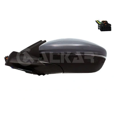 Imagen de Espejo retrovisor Alkar 6139312 izquierda imprimado eléctrico calefactable, convexo OPEL: Corsa F Hatchback