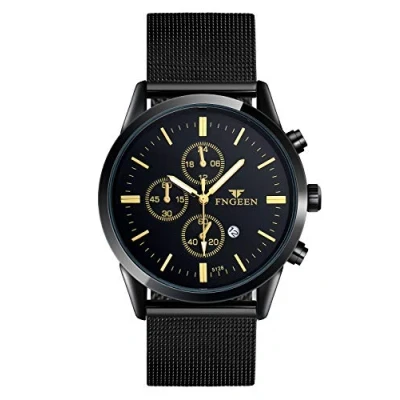 Imagen de SUPBRO Relojes Hombre Analógico Cuarzo Impermeable Deporte Watch Business Casual de Pulsera Fecha