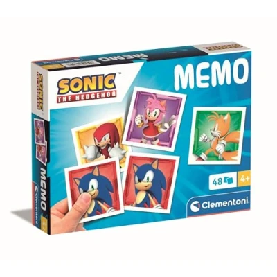 Imagen de Clementoni Mémo Sonic Pocket Juego Educativo Que Incluye 48 Fichas para Emparejar De Tus Personajes Favoritos, Juguete Niños 4 6 Años, Made In Italy, 18312