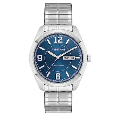 Imagen de Armitron Reloj Analógico para Hombres de Cuarzo japonés con Correa en Acero Inoxidable 086702724246