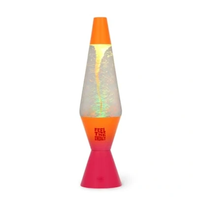Imagen de Legami Lámpara LED Tornado Feel The Energy, luz multicolor, efecto luminoso, cable de alimentación USB/DC incluido, solo para uso interior, 9 x 37 cm
