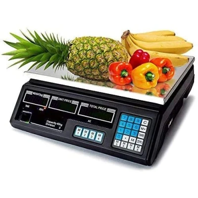 Imagen de OFERTA! BASCULA DIGITAL COMERCIAL. BALANZA PESA ELECTRONICA PARA COMERCIO. 30KG. GSH