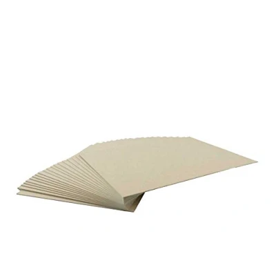 Imagen de House of Card &amp; Paper Cartulina (papel kraft, 1500 micras, 945 g/m², tamaño A4, 50 hojas), color gris