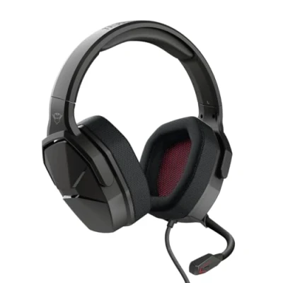 Imagen de Trust Gaming Cascos GXT 4371 Ward Auriculares Gamer con Micrófono Plegable, Cómodo, Altavoces Activos de 50 mm, Cable Trenzado, para PS4, PS5, PC, Nintendo Switch, Xbox One, Series X Negro