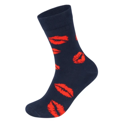 Imagen de Happy Socks Kisses Unisex Calcetines, Talla: 36 40, Navy