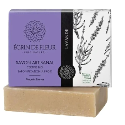 Imagen de Écrin de Fleur Jabón Lavanda para Todo Tipo Pieles, Artesanal y Orgánico, 1x90g