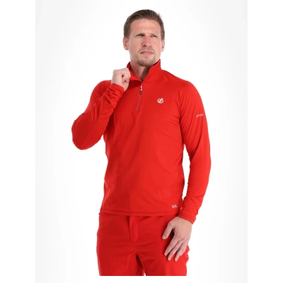 Imagen de Dare2b Capa intermedia Fuse Up II para hombre Core Strech esquí, senderismo y trekking todos los días: tejido elástico con reverso cálido reciclado, secado rápido cremallera de 1/4