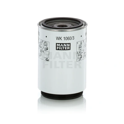 Imagen de MANN FILTER WK 1060/3 x Filtro Combustible con junta SCANIA: P,G,R,T series, 4 DAF: XF, XF 105, CF 75, VOLVO: FH 12