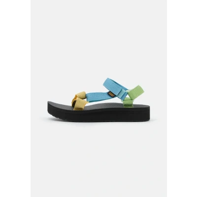 Imagen de Teva Midform Universal Sandalias de senderismo, Mujer, Talla: 36, Metallic blue/multicolor Zapatos
