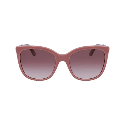 Imagen de Calvin Klein Mujer CK23500S 601 Gafas de sol Acetato Rosa Marrón Cuadrada Normal
