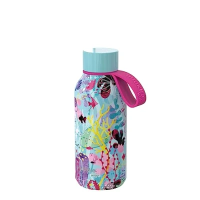 Imagen de Quokka Kids Solid Con Colgador Underwater 330 ML Botellas De Agua Acero Inoxidable Sin BPA Botella Térmica Doble Pared Mantiene el frío y Calor para Niños Adultos