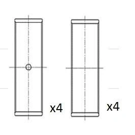 Imagen de FAI AutoParts BB2022 STD Casquillos de Biela OPEL: Combo C Tour, Astra H Hatchback, J FIAT: Grande Punto 500L