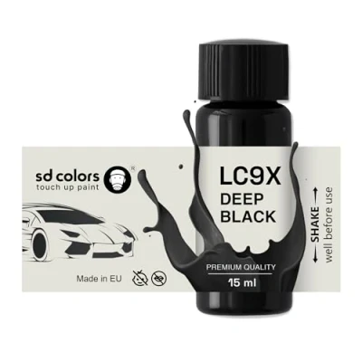 Imagen de SD COLORS Deep Black LC9X C9X 2T Pintura de retoque (15 ML), color negro