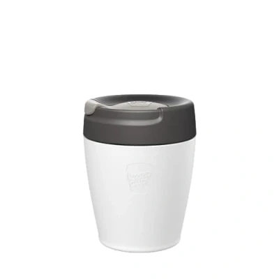 Imagen de KeepCup Taza de viaje reutilizable acero inoxidable aislada al vacío con tapa a prueba fugas 8 onzas/227 ml Qahwa