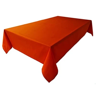 Imagen de Mantel algodón, colección Concept, Color y tamaño a Elegir (Mantel Ovalado, 150 x 220 cm, Naranja)