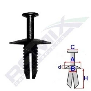 Imagen de ROMIX C10005 Clip, listón BMW: 5 Touring, Berlina, 7