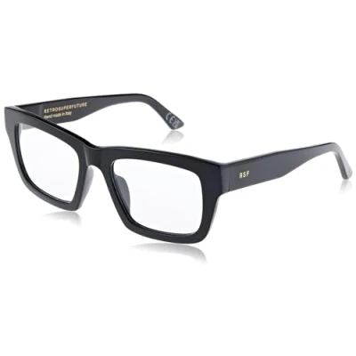 Imagen de Retrosuperfuture Unisex E6A Numero 108 black Monturas ópticas Acetato Negro Cuadrada
