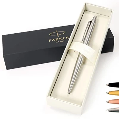 Imagen de Bolígrafo Parker Jotter XL Monochrome personalizado + caja de regalo Diseñe un realmente único Grabado con láser plata