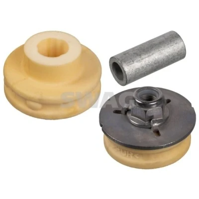 Imagen de SWAG 20 10 9528 Kit reparación, apoyo columna amortiguación Eje trasero sin rodamiento de bolas con material montaje añadido BMW: 3 Berlina