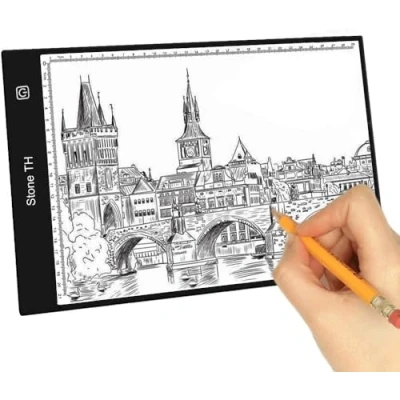 Imagen de Stone TH Mesa de Luz para Calcar, LED Tableta Dibujo A4 Iluminación la Caja Alimentación Micro USB Ideal Animacion Tatoo Dibuja