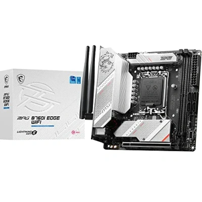Imagen de MSI MPG B760I Edge WiFi (zócalo 1700/B760/DDR5/S ATA 6Gb/s/Mini ITX)