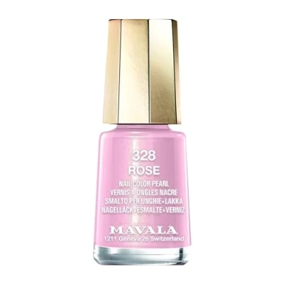 Imagen de MAVALA Mini Colors Rose 328 5 ml, Esmalte de Uñas Pequeño, Color Rosa Topo, Minimiza la Evaporación, Formulados con Ingredientes Seleccionados, Práctico para Llevar