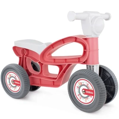 Imagen de Chicos Moto Correpasillos Mini Custom Coral con Cuatro Ruedas para Mayor Estabilidad Infantil niños a Partir de 1 año Estable, Ligera y Resistente Juguete, (36014)