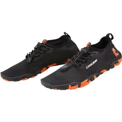 Imagen de Cressi Molokai Shoes Zapatillas Deportivas Multiusos Unisex Adulto, Negro/Naranja, 41