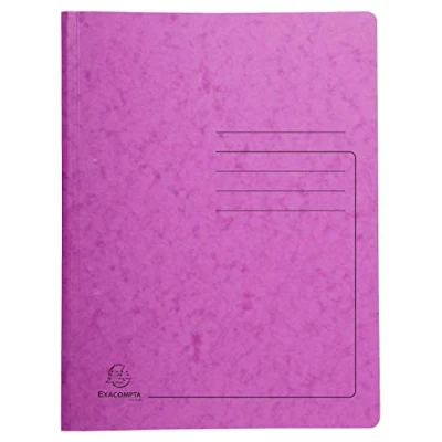 Imagen de Exacompta 240227E Carpeta archivadora con resorte para documentos perforados (355 g/m2), color rosa