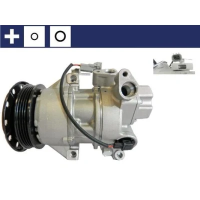 Imagen de MAHLE ORIGINAL ACP 919 000S Compresor de Aire Acondicionado 5SER09C 12 PAG 46 R 134 a con junta anular TOYOTA: Yaris II Hatchback