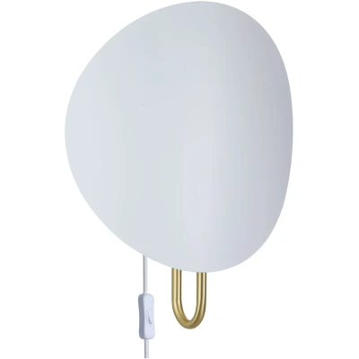 Imagen de DFTP by Nordlux Aplique Spargo, luz indirecta, blanco/oro
