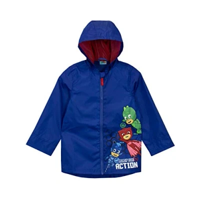 Imagen de PJ Masks Impermeable para niños Gatuno Buhíta y Gecko Azul 2 3 Años