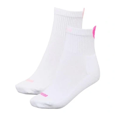 Imagen de PUMA Logotipo de corazón algodón Reciclado Calcetín, White Pink, 39 42 (Pack 2) Mujeres
