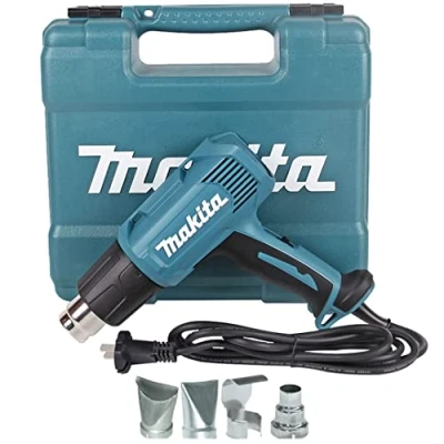 Imagen de Makita HG5030K Pistola de Aire Caliente (1600 W), 0 W, 240 V, Negro/Azul NO INCLUYE BOQUILLAS