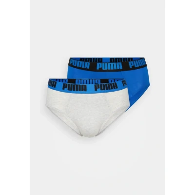 Imagen de Puma MEN Everyday Briefs 2 PACK Braguitas, Hombre, Talla: Medium, Blue/grey melange