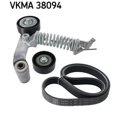 Imagen de SKF VKMA 38094 Juego de correas trapeciales poli V MERCEDES BENZ: Clase A, CLA Coupé, GLA norauto, oscaro, mister auto